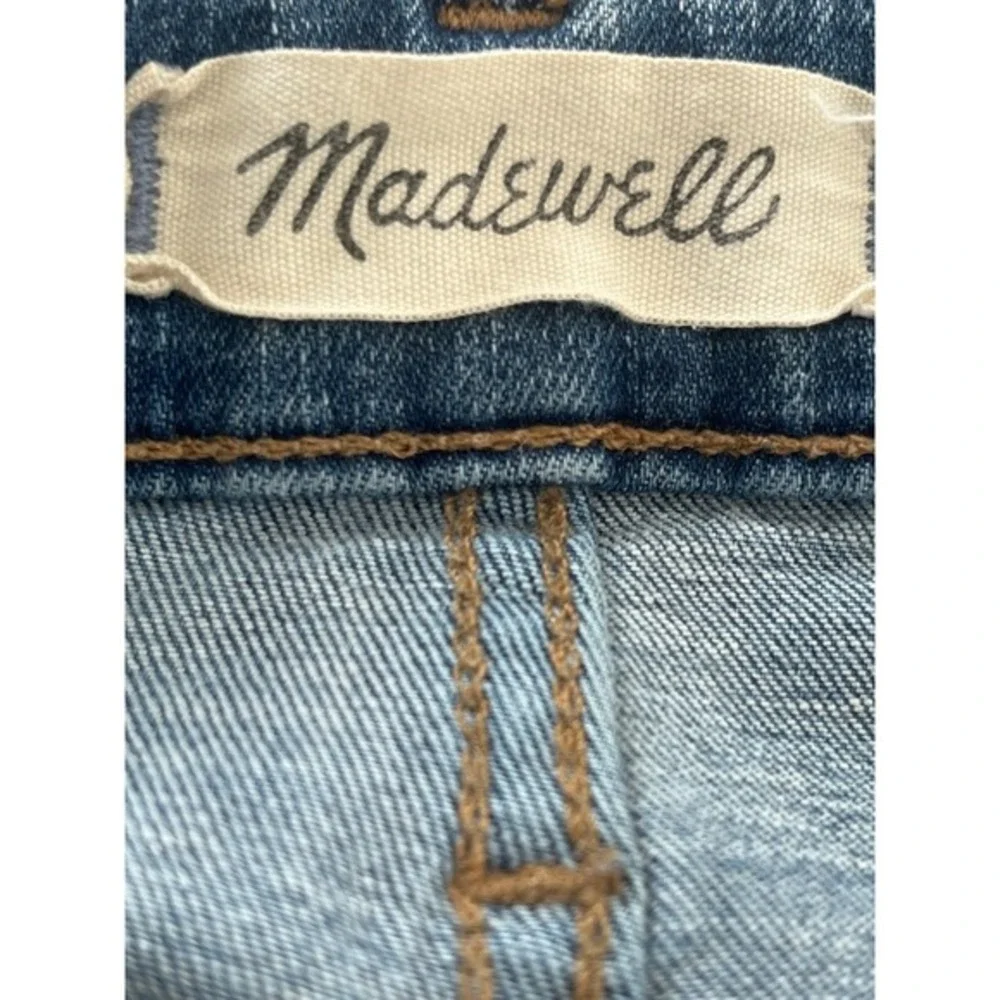 Madewell Curvy High Rise Skinny Jeans Medium‎ Wash Distressed Size 29
